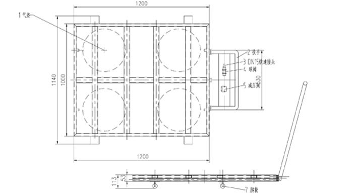 氣墊平板搬運(yùn)車結(jié)構(gòu)圖