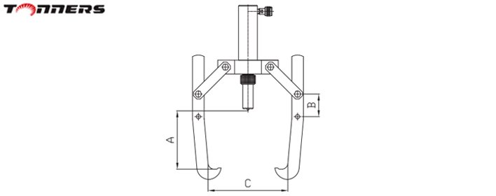 DPUL型卡盤推馬尺寸圖 DPUL型卡盤推馬尺寸圖