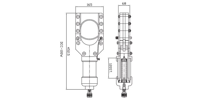 DCC-W型電纜切割機(jī)尺寸圖 DCC-W型電纜切割機(jī)尺寸圖